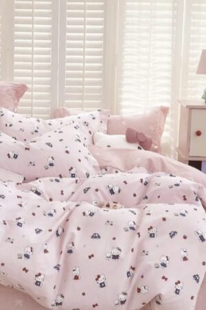 Cute Cartoon Printed Bedsheet