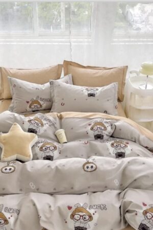 Animal Theme Printed Bedsheet