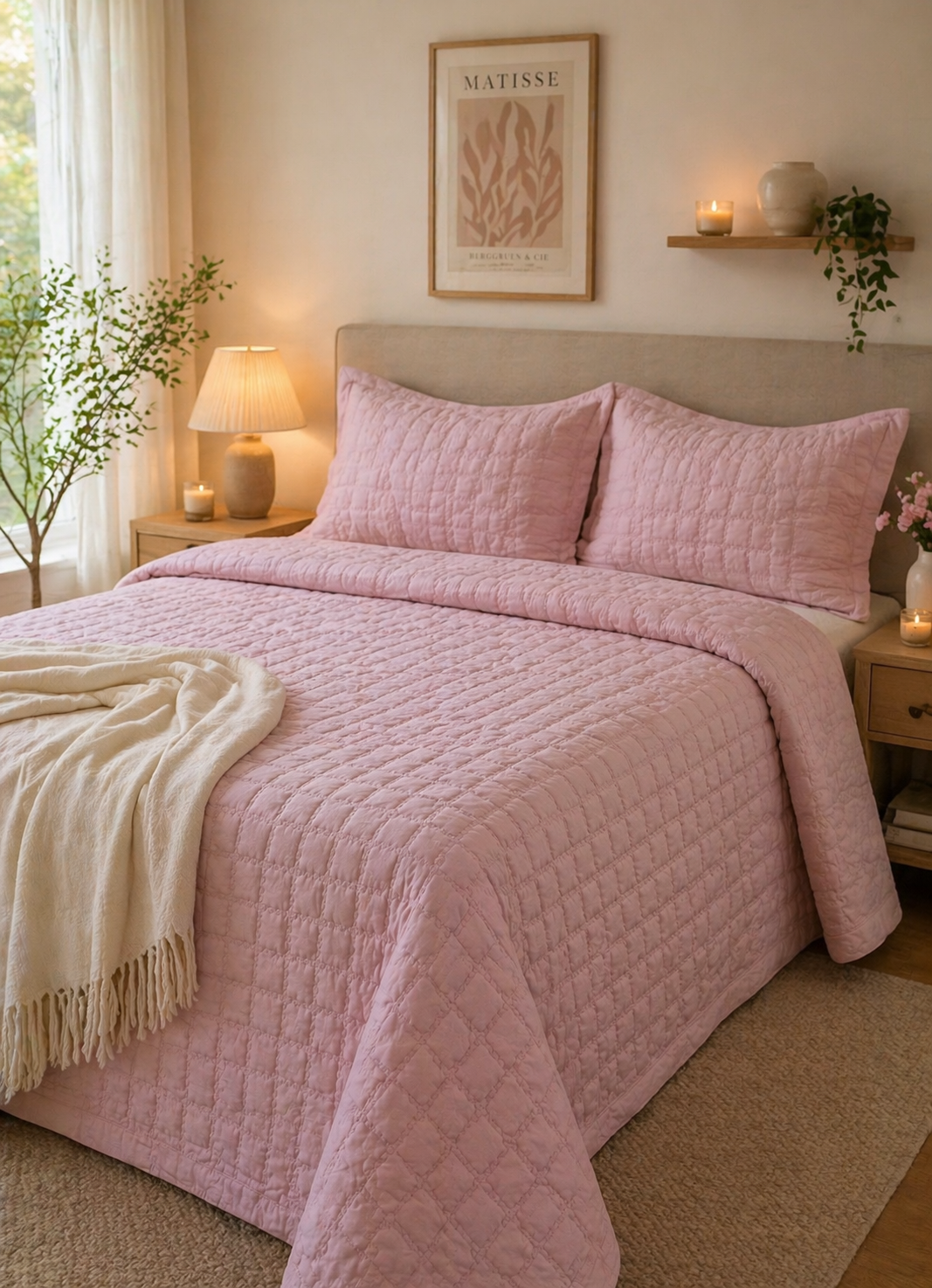 King Size Plain Bedcovers - Image 4