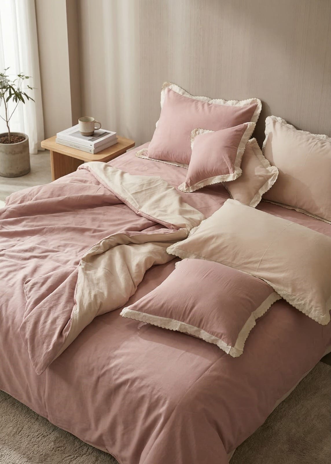 Premium Monochromatic Bedding Set - Image 2