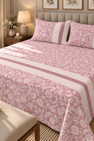 BOUTIQUE STYLE | PURE COTTON | KING SIZE | LACE DETAILING