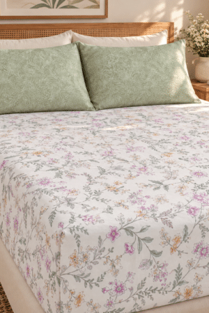 FLORALS | COORDINATED PILLOW CASES | KING SIZE | FITTED UPTO 10 INCHES