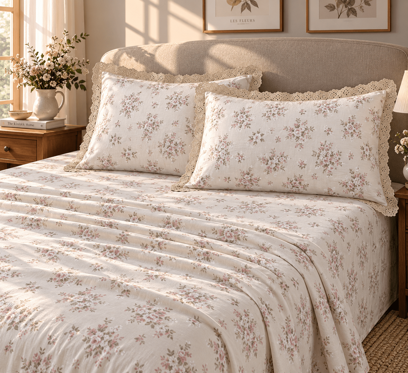 ENGLISH FLORALS | PINTEREST INSPIRED | PURE COTTON | KING SIZE
