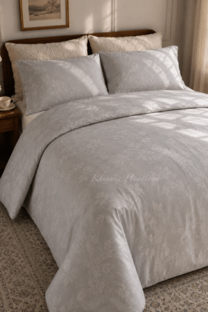 ICE GREY | 4 PIECE JACQUARD SET | PREMIUM FINISH