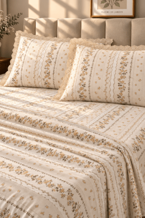 Pinterest inspired. Florals. Aesthetic. 🤍

1 King Size Bedsheet
2 Designer Chicken Lace Pillow Cases

A timeless bedroom look with delicate detailing. ✨