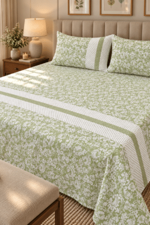 BOUTIQUE STYLE | PURE COTTON | KING SIZE | LACE DETAILING