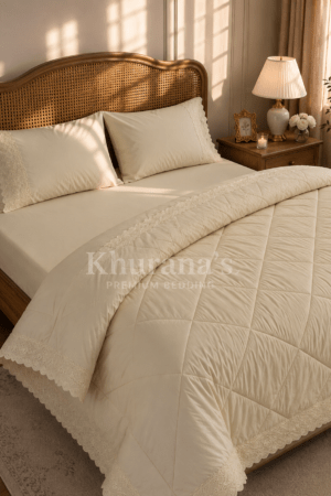 PISTA | SOFTEST BUTTER COTTON | KING SIZE | 4 PIECE COMFORTER SET
