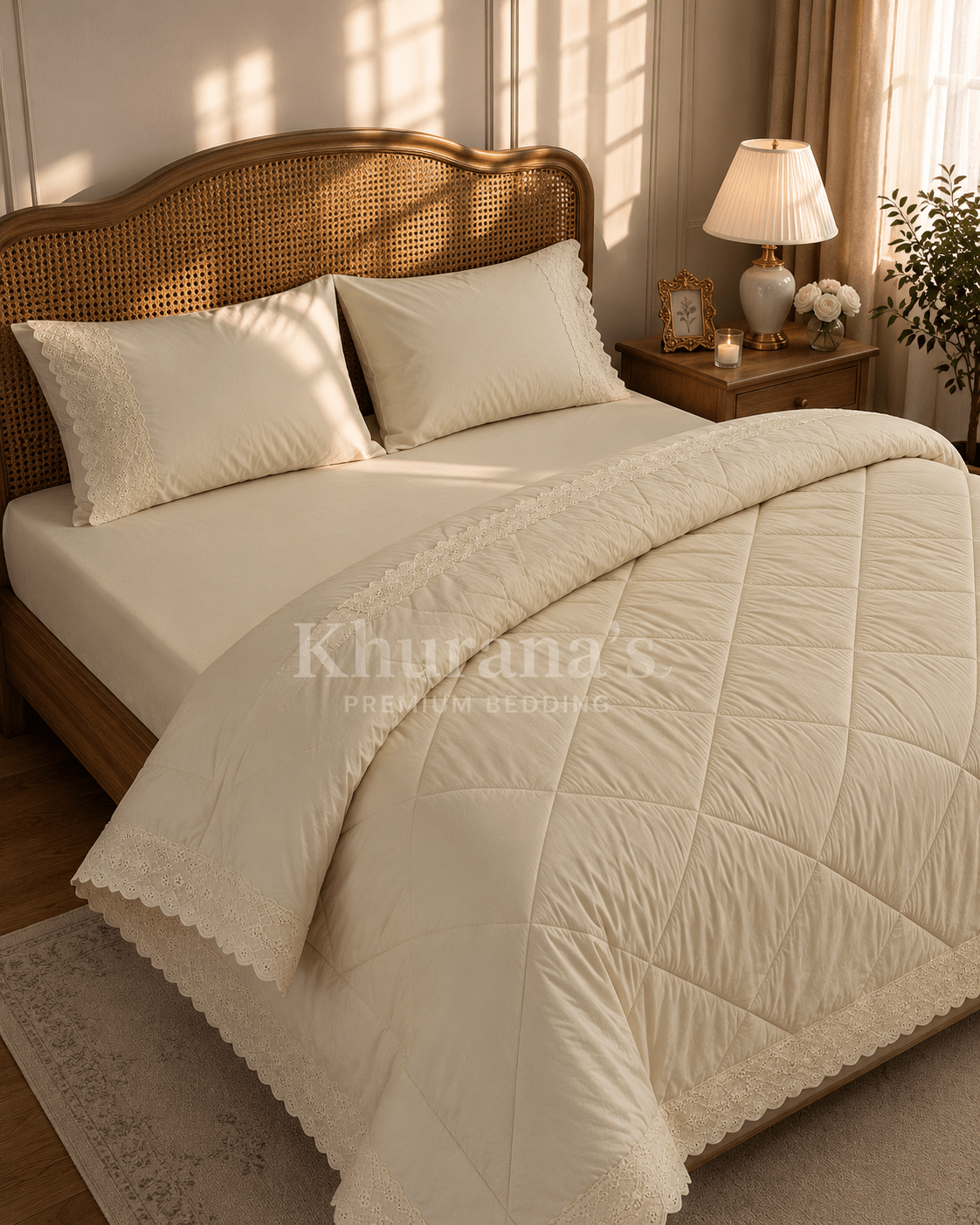 PISTA | SOFTEST BUTTER COTTON | KING SIZE | 4 PIECE COMFORTER SET