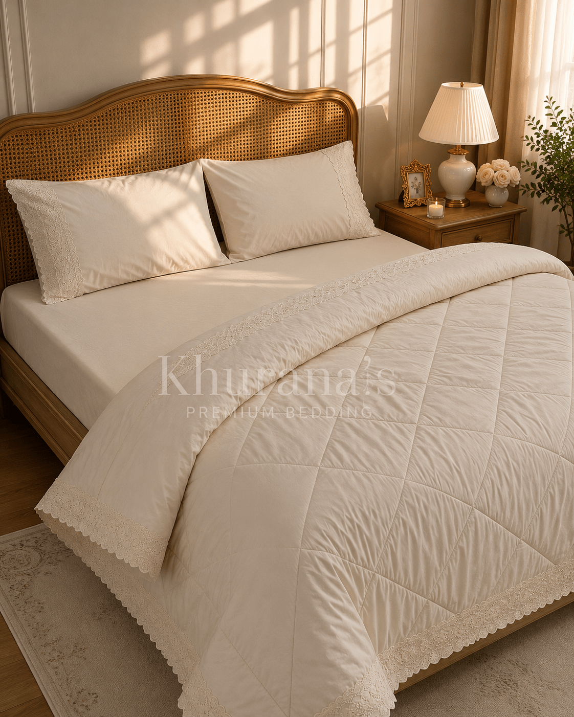 LIGHT BIEGE | SOFTEST COTTON | 4 PIECE SET
