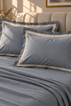 DARK GREY | 500 TC | EGYPTIAN COTTON | PLAIN BEDSHEET