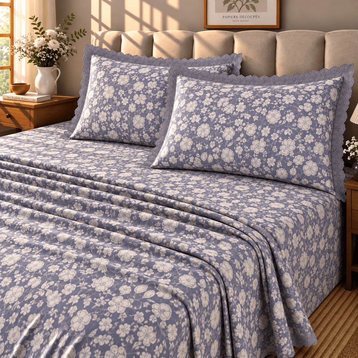 ENGLISH FLORALS | PINTEREST INSPIRED | PURE COTTON | KING SIZE