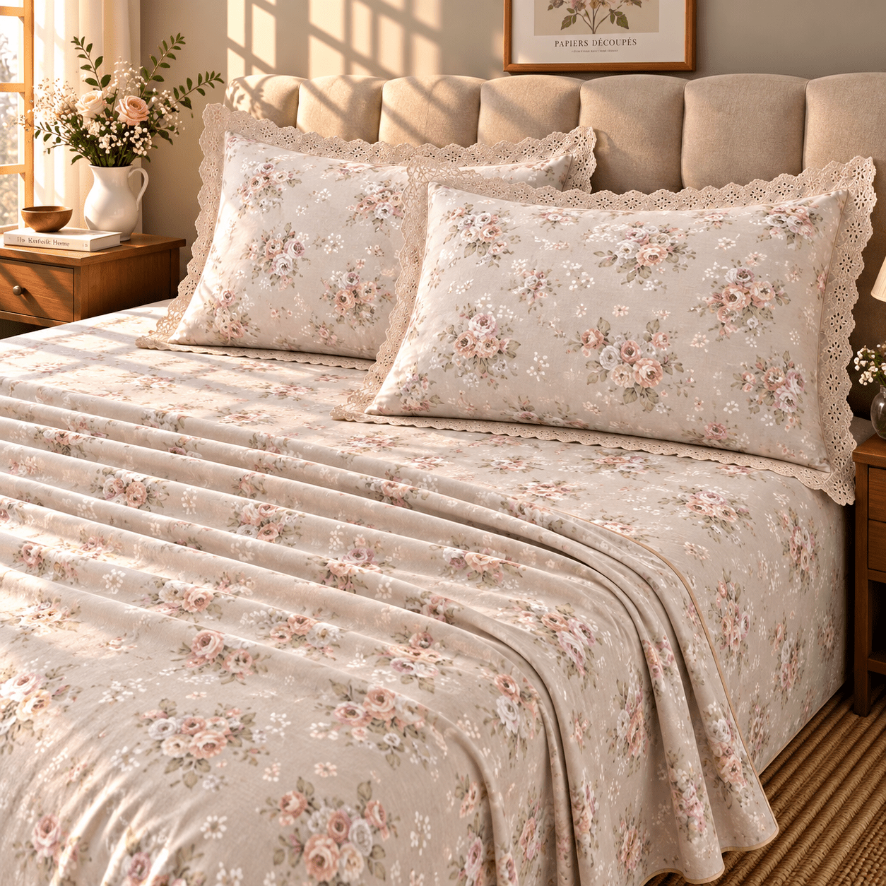 ENGLISH FLORALS | PINTEREST INSPIRED | PURE COTTON | KING SIZE