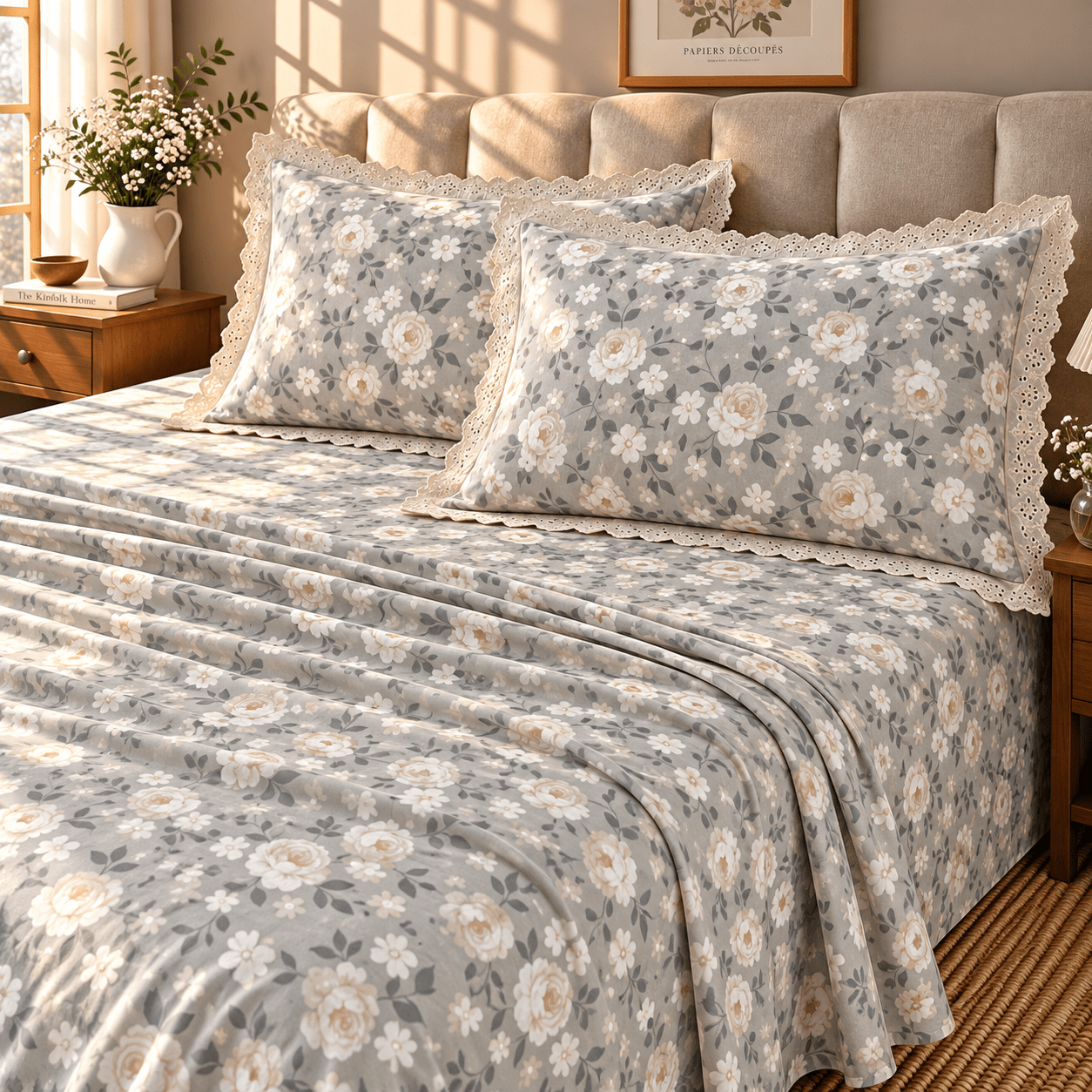 ENGLISH FLORALS | PINTEREST INSPIRED | PURE COTTON | KING SIZE