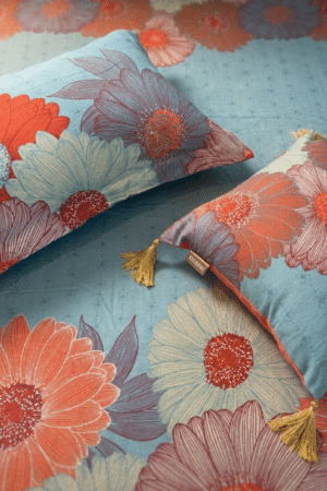 FESTIVAL COLOURS | 5 PIECE SET | KING SIZE | TEXTURED COTTON