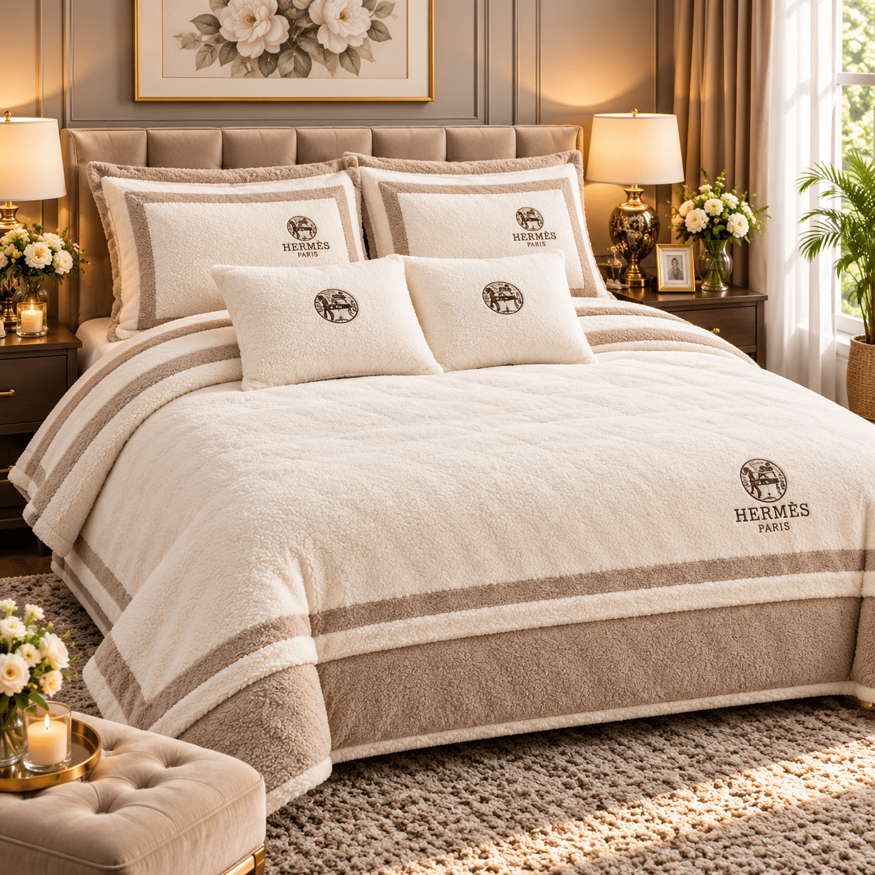 LUXE | 6 PIECE WINTER QUILT SET | KING SIZE | EXCLUSIVE COMBINATION