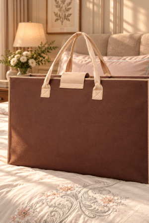 SUBTLE | EMBROIDERED COMFORTER | DOUBLE BED | REVERSIBLE | BAG PACKING