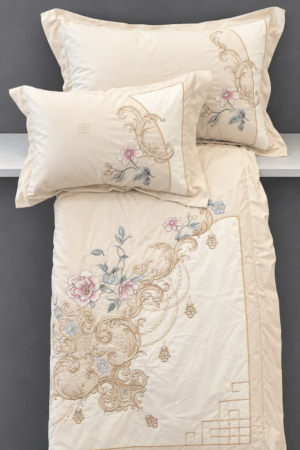 ROYAL VINTAGE | EMBROIDERED | 6 PIECE SET | BUTTER COTTON | KING SIZE
