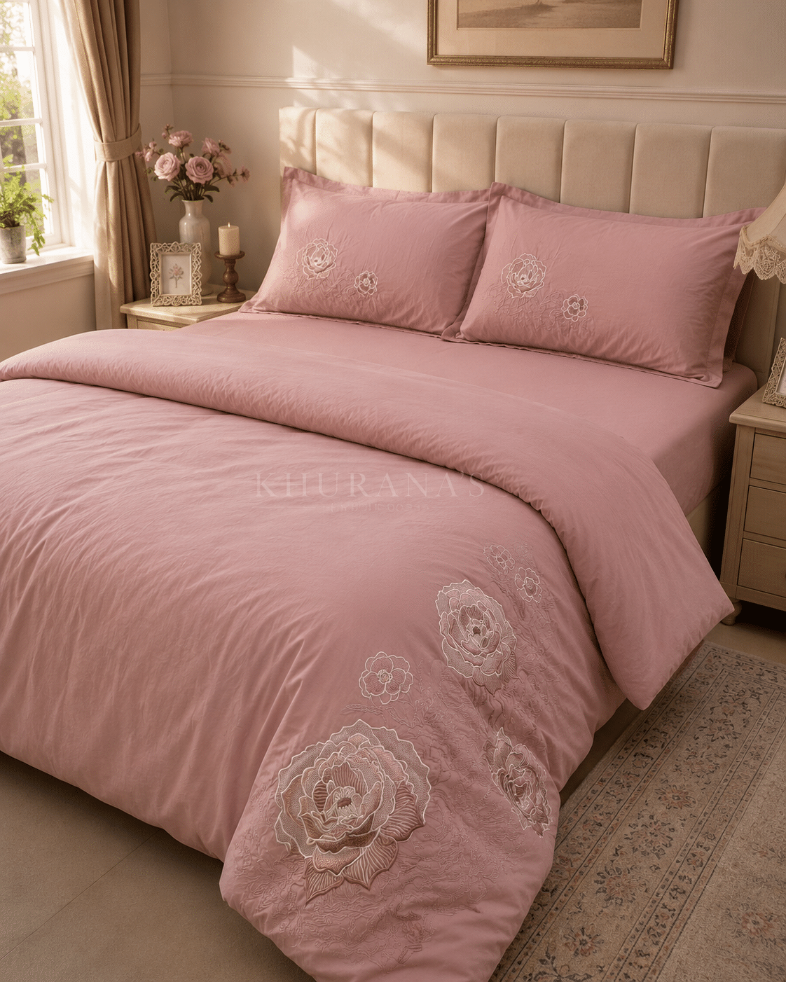 EXCLUSIVE SETS | PREMIUM PACKAGING | KING SIZE | 300 TC | EMBROIDERED SETS