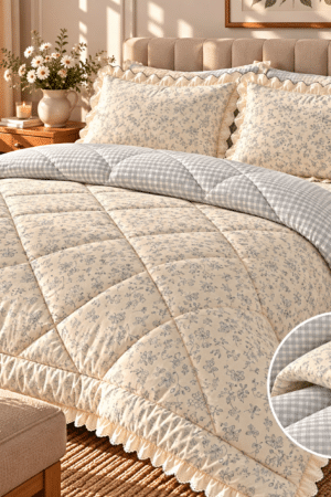 PINTEREST BEDDING | KING SIZE | CHICKEN LACE | 4 PIECE SET