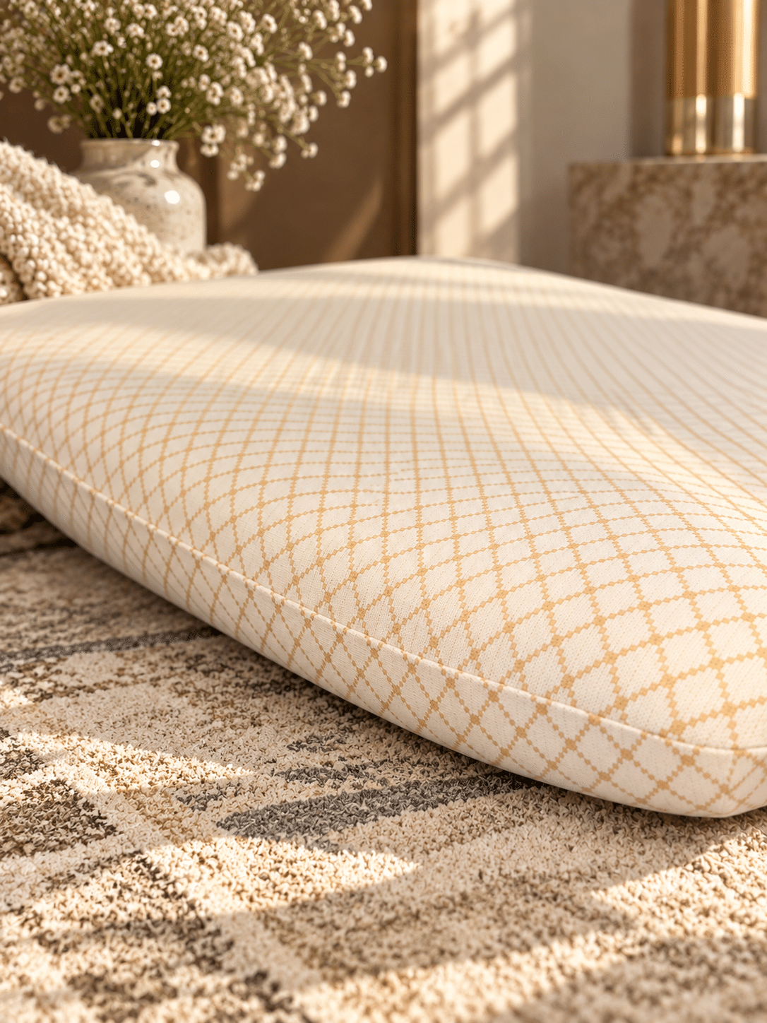 SLIM FLAT PILLOW | MEMORY FOAM PILLOW | 17X27 CM | - Image 2