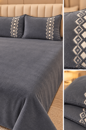 WINTER EMBROIDERY | KING SIZE | FLEECE COLLECTION | EXCLUSIVE COLLECTION
