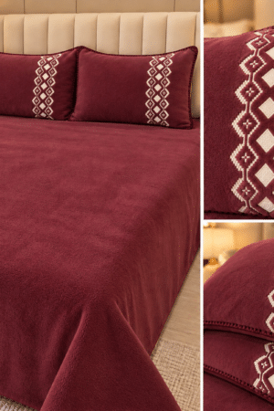 WINTER EMBROIDERY | KING SIZE | FLEECE COLLECTION | EXCLUSIVE COLLECTION