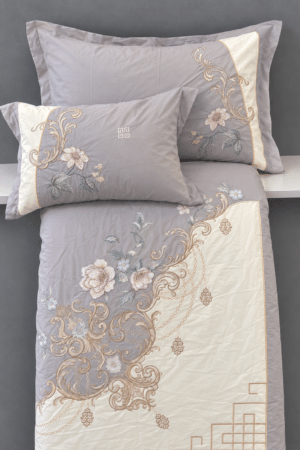 ROYAL VINTAGE | EMBROIDERED | 6 PIECE SET | BUTTER COTTON | KING SIZE