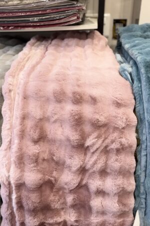 RABBIT FUR | BLANKET / QUILT COVER | SUPERIOR FABRIC | SOFTEST FUR | WINTER